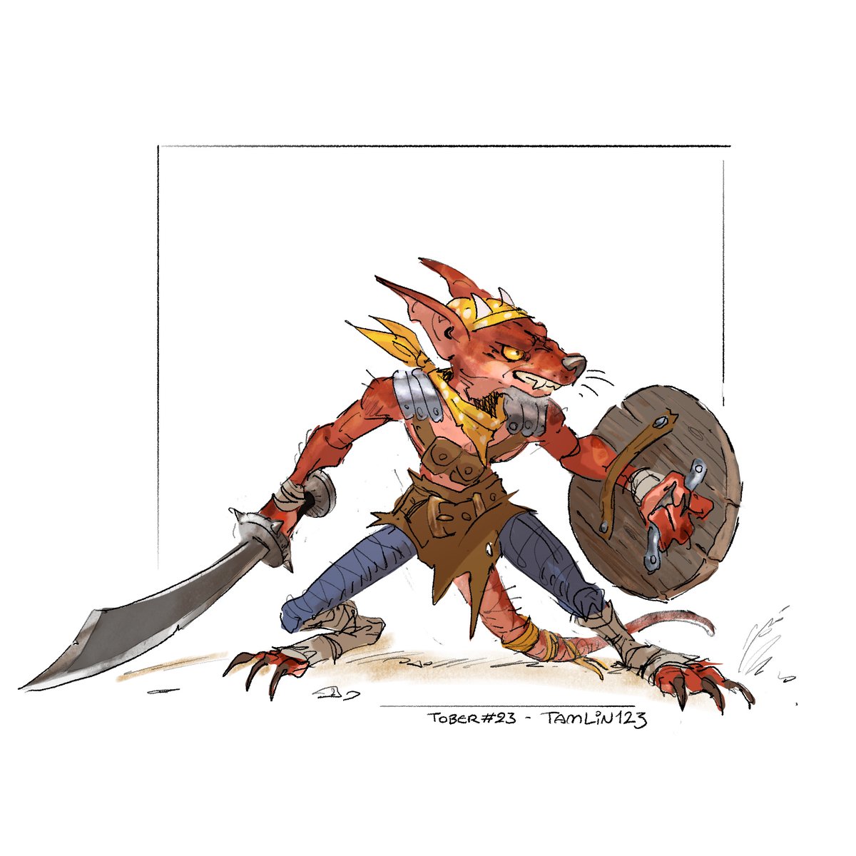 What if Chili was an AD&amp;D kobold 
 
#tober2025