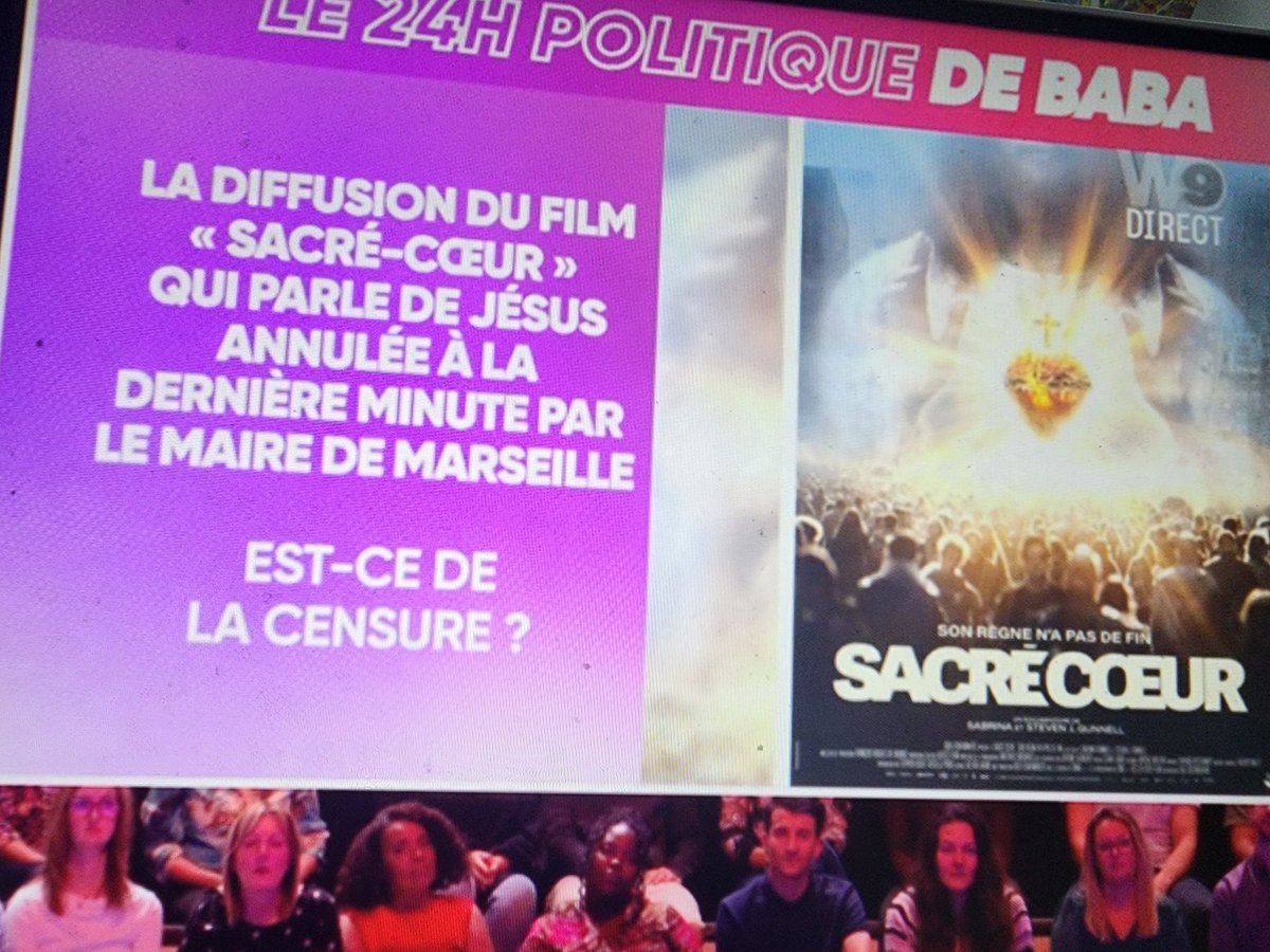 Quand le film Sacré-Cœur aborde des thèmes de chrétienté de France de patrimoine français , la gauche, voire  l’extrême gauche, cela dérange. Dès qu’il est question de chrétienté, de la France ou du patrimoine français, ça pose problème. Aujourd’hui, on a l’impression #tbt9