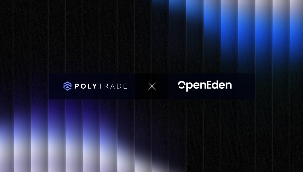 Dablendo01's tweet image. The future of finance is being built on-chain, and it&apos;s no longer just about crypto-native assets. 

@Polytrade_fin, a pioneer in real-world asset (RWA) tokenization, has announced a strategic integration with OpenEden, a trusted protocol for #Tokenized U.S. Treasury Bills, now…