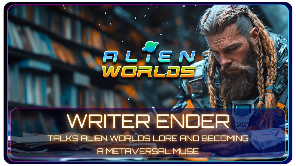 📢 Ender’s journey from lore-loving explorer to key creative force behind games like Alien Legends, Planetary Defense, and New Genesis shows what’s possible in the #AlienWorlds metaverse. Fueled by community collaboration and the freedom of tokenized storytelling, his characters,