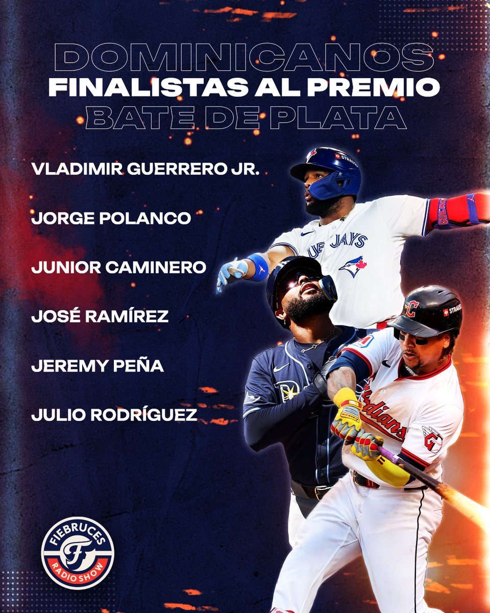 fiebrucesrs's tweet image. ¡Los dominicanos dicen "PRESENTE" entre los finalistas al Bate de Plata de la Liga Americana!
#FiebrucesRS