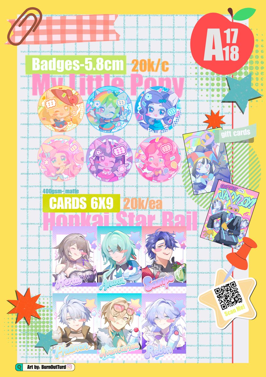 Meimei_Zone's tweet photo. 🔁and❤️are very much appreciated

It's my first time coming to Indo with my partner. And i've repared gifts for funbun lover

Fandom: MLP,HSR,UT-DR,LenRin
———
🍎 Booth: A17-18
🛒 Pick up: BOTH DAY
📅PO duration :  10 Oct
🔗https://t.co/11gdEFX1HU

#cf21catalogue #CF21 #comifuro21 https://t.co/6586aSmUlR