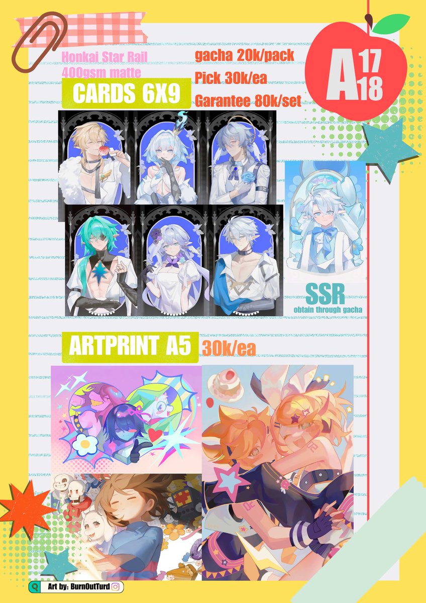 🔁and❤️are very much appreciated

It's my first time coming to Indo with my partner. And i've repared gifts for funbun lover

Fandom: MLP,HSR,UT-DR,LenRin
———
🍎 Booth: A17-18
🛒 Pick up: BOTH DAY
📅PO duration :  10 Oct
🔗forms.gle/UbQ8zoeVqnJCcs…

#cf21catalogue #CF21 #comifuro21