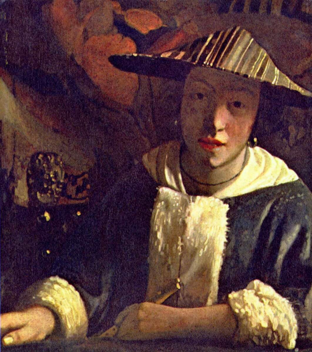 Girl with a Flute #artbots #vermeer