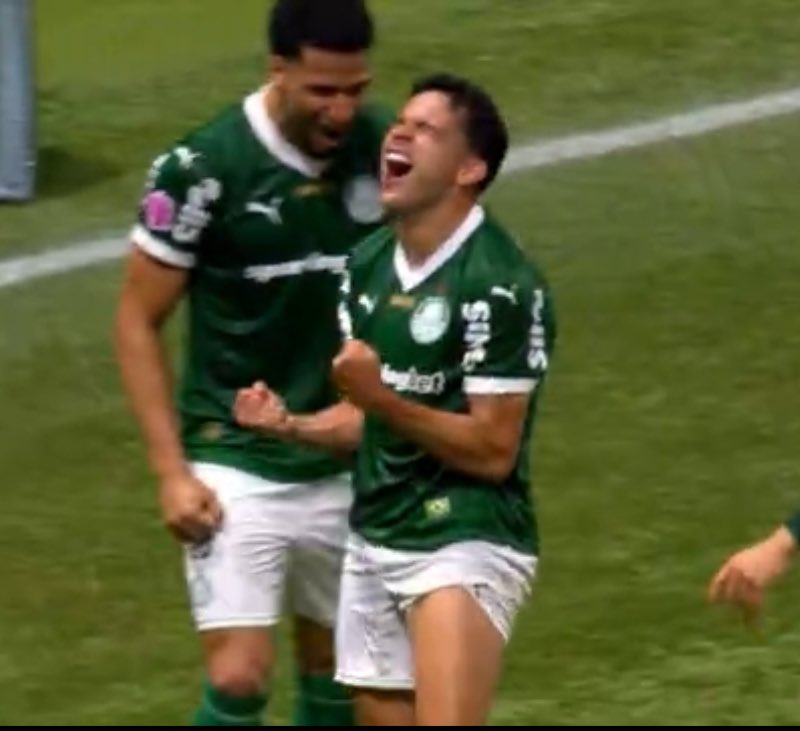 Pesgrau's tweet image. Que superação de Bruno Rodrigues!

Se lesionou logo que chegou no Palmeiras, na sua 2ª partida em Janeiro de 2024.

Em maio do mesmo ano sofreu sua 2ª lesão.

Foram 2 cirurgias, 596 dias sem jogar e quase 2 anos sem marcar.

Hoje ele desencantou.⚽️🙏🏻