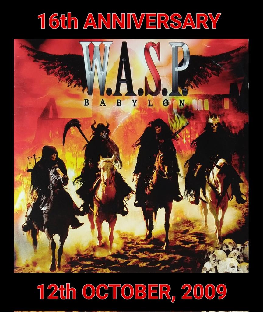 WaspFanClub's tweet image. ( HAPPY 16th ANNIVERSARY )

W.A.S.P. - BABYLON 

album released 12th October, 2009.

#HappyAnniversary #wasp #Babylon 
#BlackieLawless #MikeDuda 
#DougBlair #MikeDupke @WASPOfficial