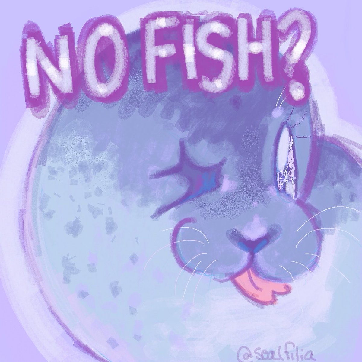 sealfilia's tweet image. #sealtober day 10: meme.. meme chan?
…both is good 💜🪽