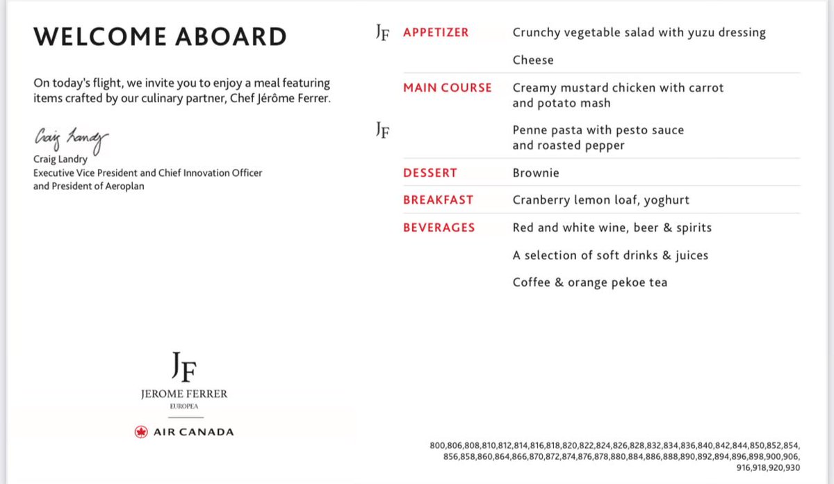 Can’t imagine anyone signing their name to this. 🤣 #AirCanada