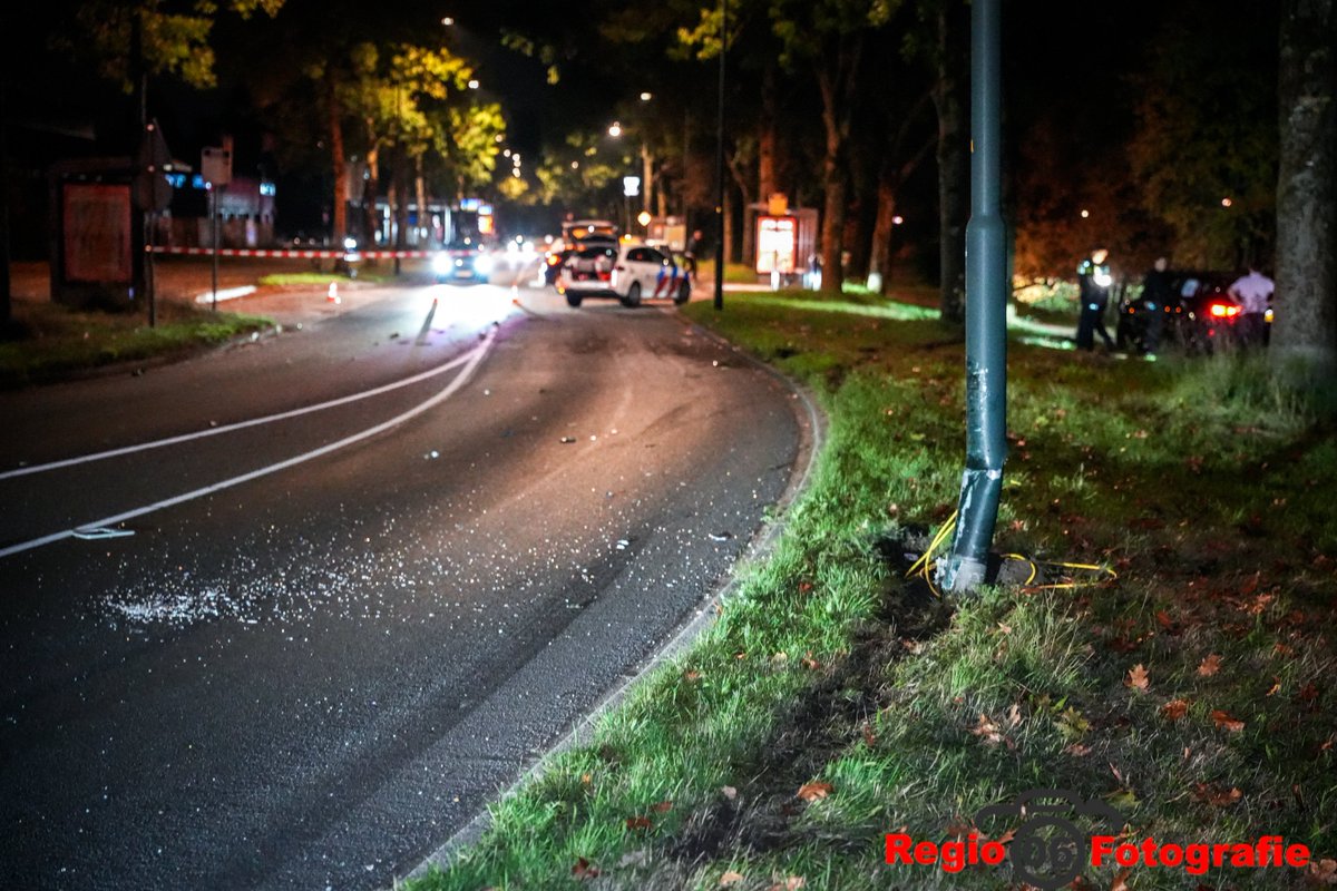 Veel schade na eenzijdig ongeval op de Matenpoort Apeldoorn