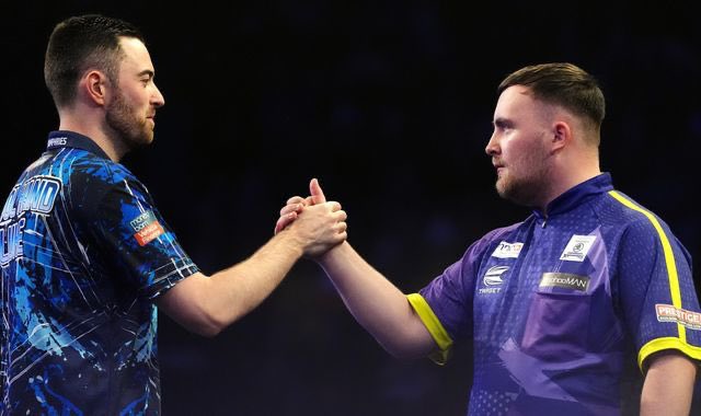joshpearson180's tweet image. The stage is set!

As many predicted, the two best players in the world will battle it out once again until one of them is crowned the 2025 World Grand Prix champion

My money is on Luke! 😉
