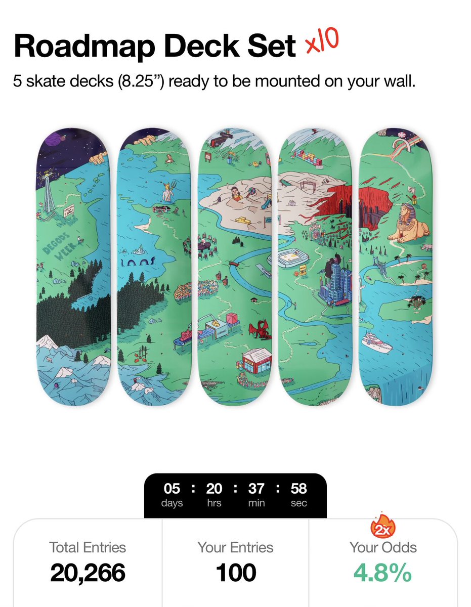 bchillz42's tweet image. 20k entries in the first Dusties 2.0 drop so far
Bullish on DeGods