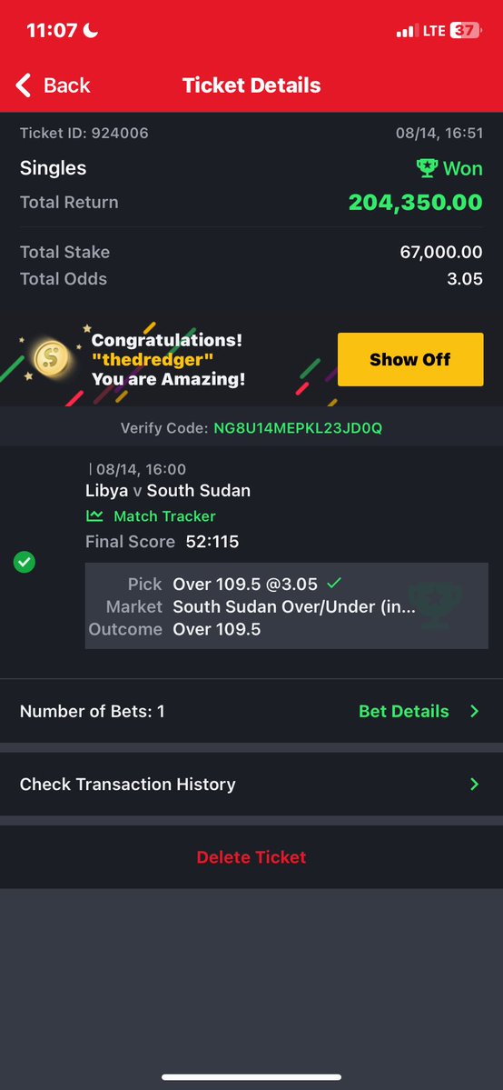 TheDredgerr's tweet image. Some of my top wins of some month ago, I’m kinda a heavy staker. 🎉🎉🎉🎉#Bet9jaCode #Sportybetcode #Trending