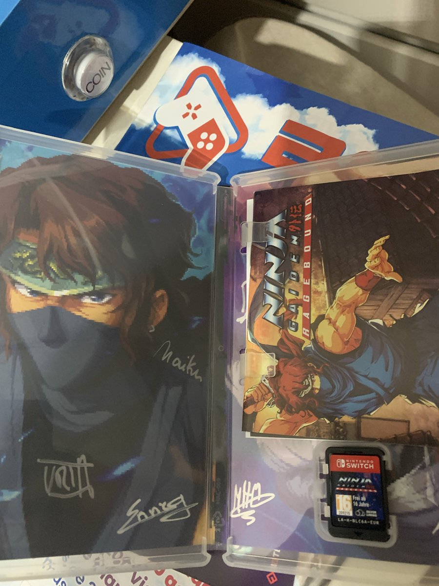 franvh (@franvh) on Twitter photo Buenos ratos en <a href="/bcngamefest/">BCN Game Fest</a> con mucho juego por descubrir y con la asistencia de Yasuhiro Ohori (creador de Alundra). Además, volví a jugar a un Ninja Gaiden desde NES, y el nuevo trabajo de <a href="/TheGameKitchen/">The Game Kitchen</a> es tremendo. Lo acabé comprando y me lo firmaron los desarrolladores! Buenos ratos en <a href="/bcngamefest/">BCN Game Fest</a> con mucho juego por descubrir y con la asistencia de Yasuhiro Ohori (creador de Alundra). Además, volví a jugar a un Ninja Gaiden desde NES, y el nuevo trabajo de <a href="/TheGameKitchen/">The Game Kitchen</a> es tremendo. Lo acabé comprando y me lo firmaron los desarrolladores!