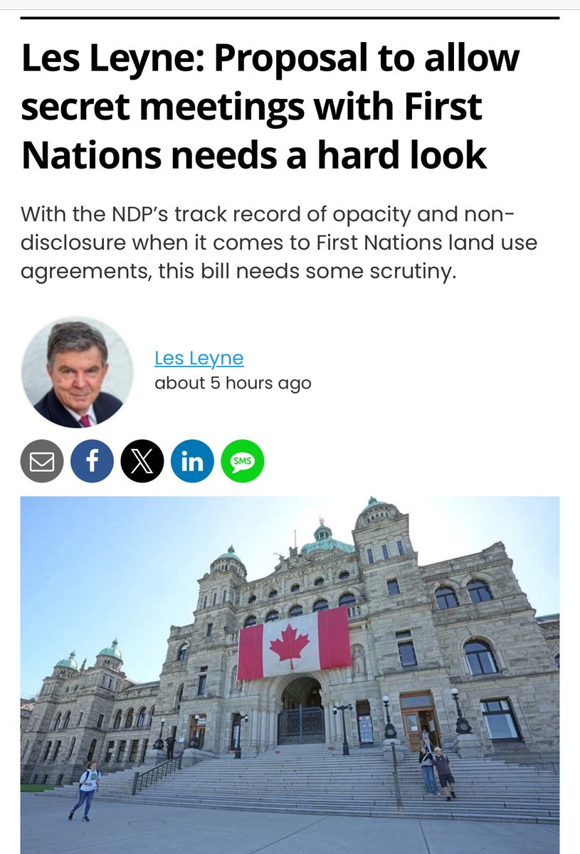 The NDP has been giving away public money, land and power by making secret deals with aboriginal groups. Now they want local governments to do the same?

We must fight this undemocratic bill tooth and nail.

We must expose BC’s reconciliation industry at every turn!