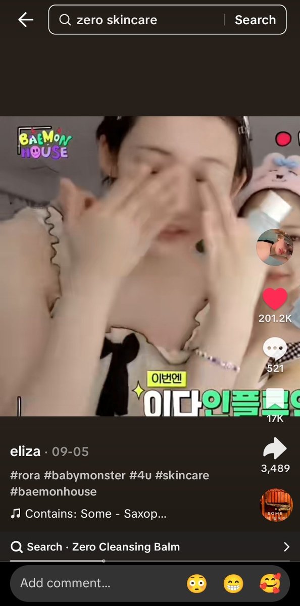 Rora bareface on baemon house has 1.2million views with 201k likes.