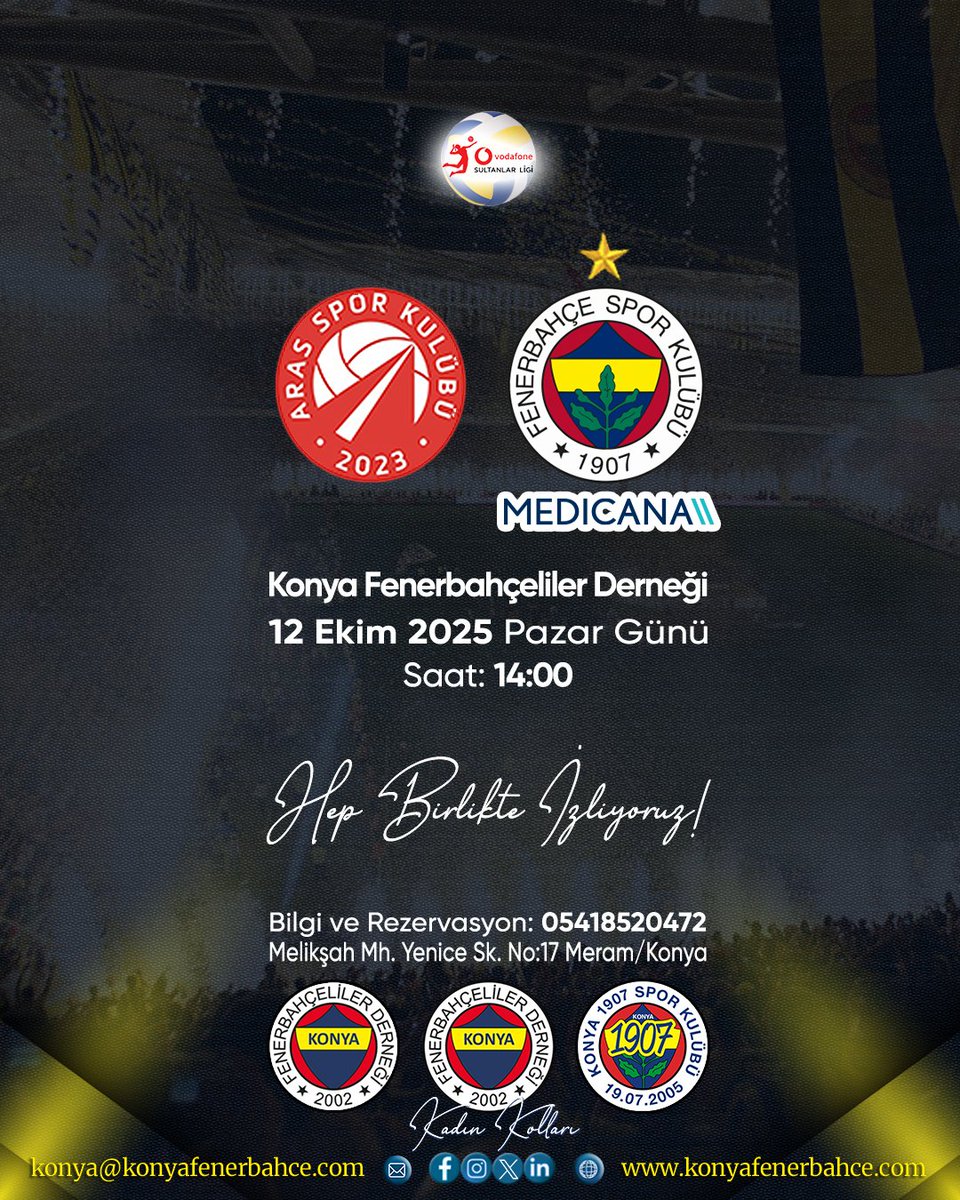 fenerbahcekonya's tweet image. #Fenerbahçe #FenerbahçeAşkı #SarıLacivert #KonyadaFenerbahçe #Fenerbahçeliler #12Numara #FenerbahçeRuhuyla #KonyasporluFenerbahçeliler #FenerbahçeTaraftarı #BirlikteBaşaracağız #FenerinMaçıVar
#FenerbahçelilerDerneği #KonyaFenerbahçelilerDerneği #FenerbahçeDerneği #Konya 💛💙