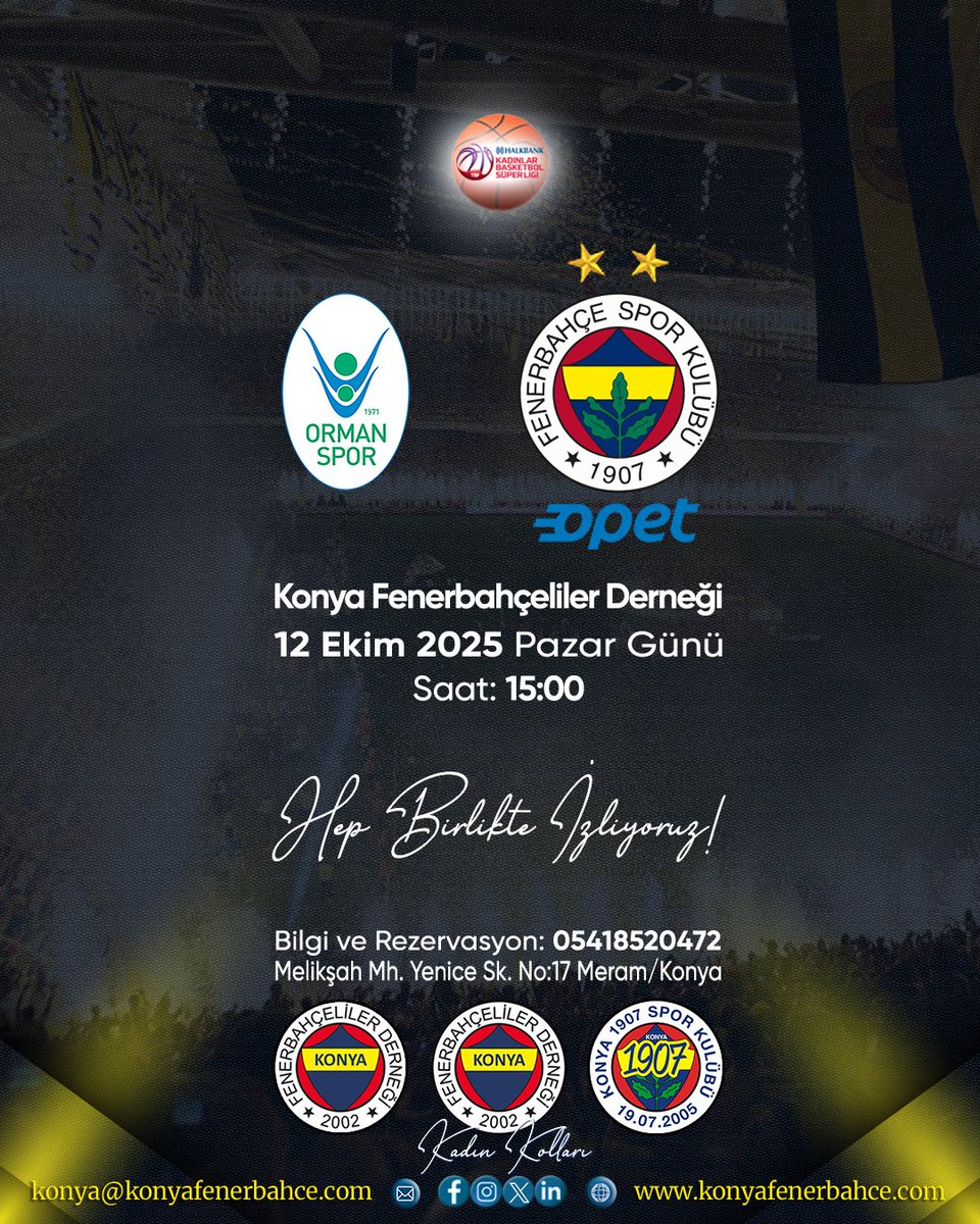 fenerbahcekonya's tweet image. #Fenerbahçe #FenerbahçeAşkı #SarıLacivert #KonyadaFenerbahçe #Fenerbahçeliler #12Numara #FenerbahçeRuhuyla #KonyasporluFenerbahçeliler #FenerbahçeTaraftarı #BirlikteBaşaracağız #FenerinMaçıVar
#FenerbahçelilerDerneği #KonyaFenerbahçelilerDerneği #FenerbahçeDerneği #Konya 💛💙