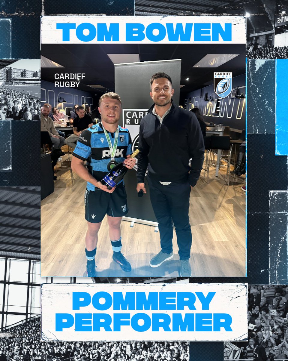 Cardiff_Rugby's tweet image. Your MOTM AND Pommery Performer! Tom Bowen!

#YmlaenCaerdydd