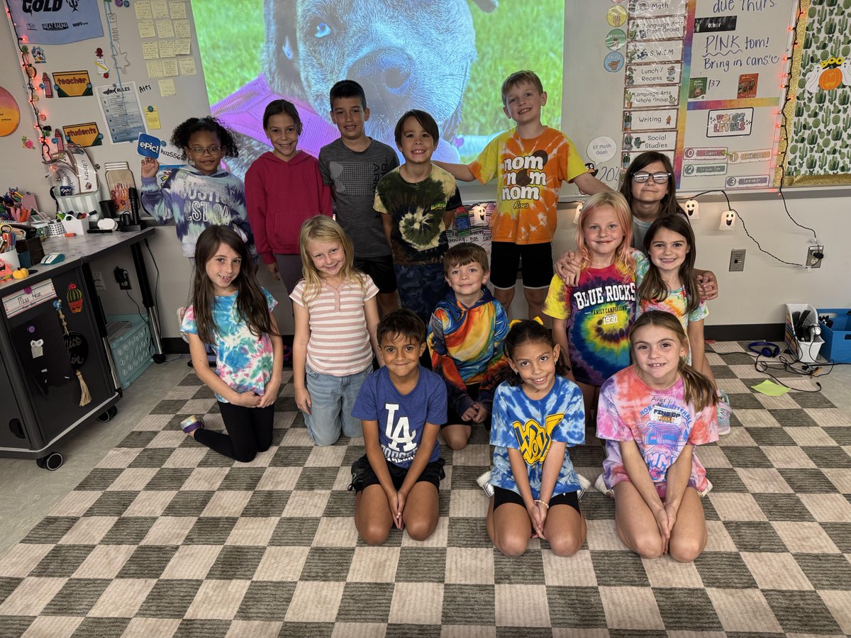 Happy Tie Dye Day from Miss Hein's class!