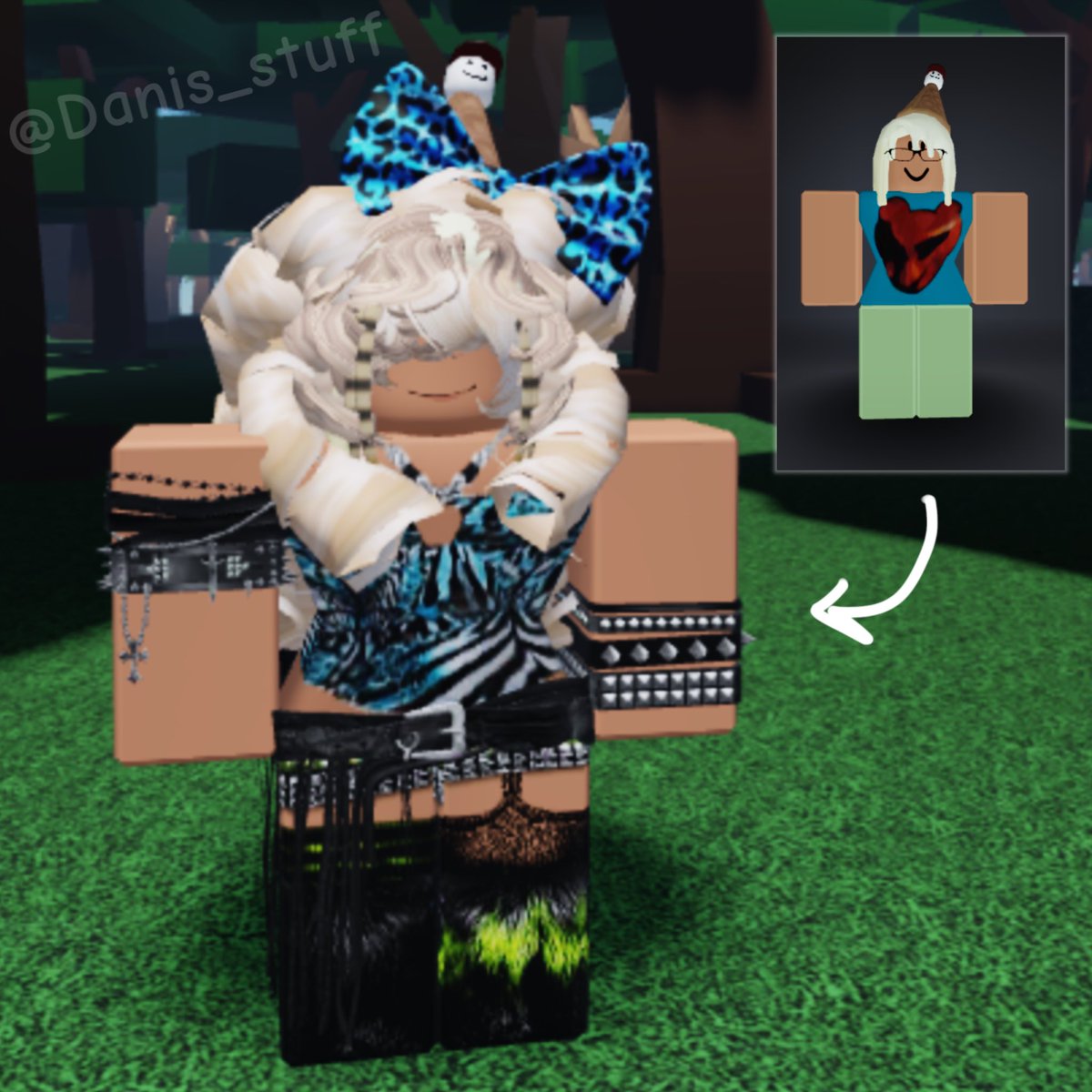 Danis_stuff's tweet image. My take on 118o8, but Gyaru #118o8 #robloxavatar #roblox #Forsaken #forsakenroblox
