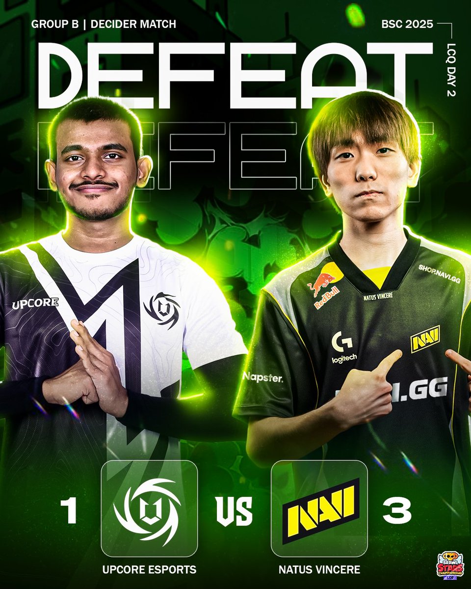 Our run ends here. Not our best games but we are glad we got the opportunity to finally show our level on the global stage. Lots to learn, lots to prove. You'll definitely see us around in the offseason and 2026 🤍

Well played and goodluck for Day 3 <a href="/NAVIBrawlStars_/">NAVI Brawl Stars</a> 🙇🏻‍♂️