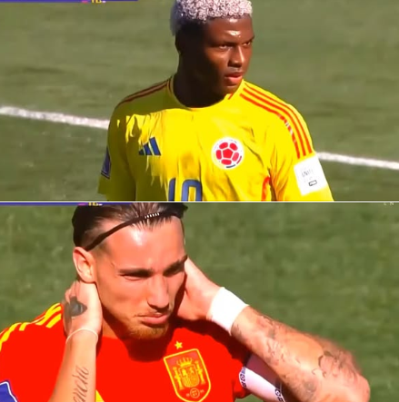 هيدشكوكية ودرامية لإسبانيا 😱⚽🔥
ملخص إقصاء إسبانيا الرائع من كأس العالم  🇨🇴✖︎🇪🇦
بث مباشر إسبانيا 2 : 3 كولومبيا في 1/8 كأس العالم 20 سنة
فيديو أهداف المباراة   :  tinyurl.com/59nmph3h

#U20WC | #España  #Colombia  #espcol