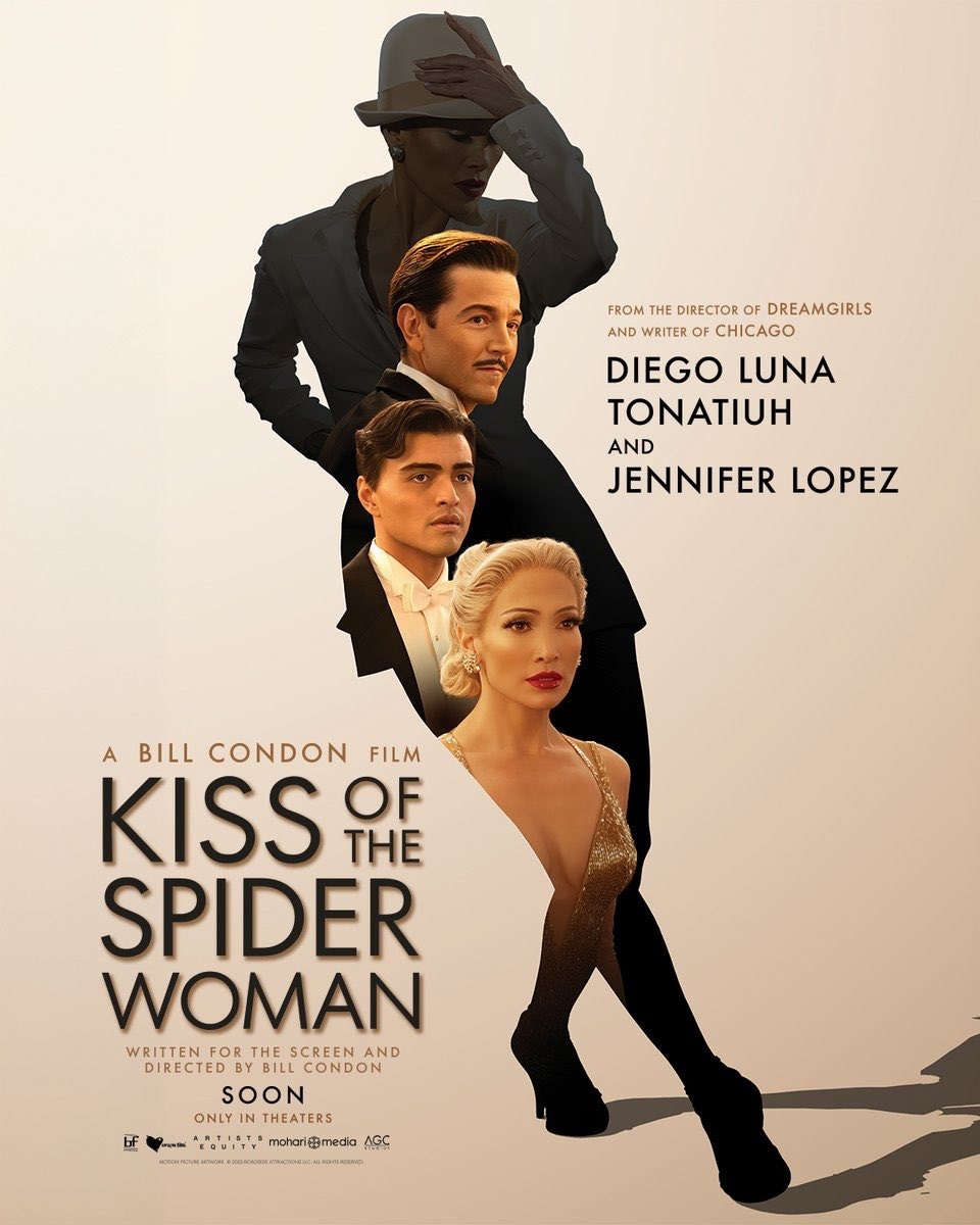editedbyliam's tweet image. #nw: Kiss of the Spider Woman (2025)
