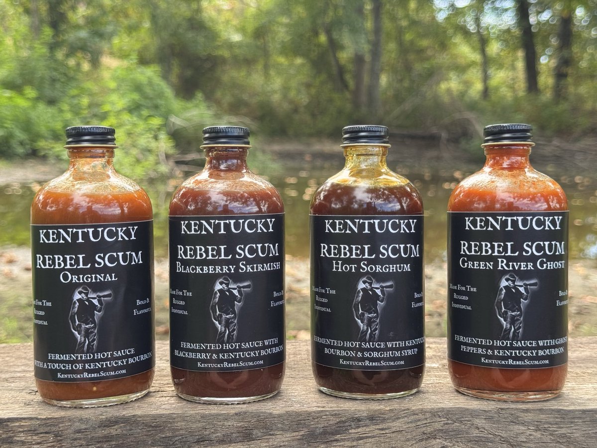 Half_A_Pond's tweet image. Giveaway time! 

Have you tried the small batch, bourbon infused hot sauce Chef Andrew Gruel called “One of the best hot sauces I’ve ever had” yet? 

Now is your chance!

Follow our page, like and share this post and we will pick a winner of a bottle of Kentucky Rebel Scum of…