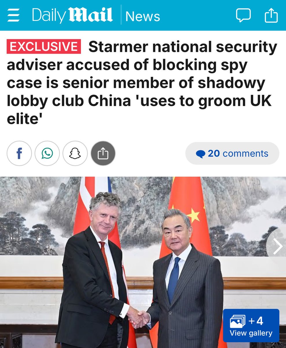 BenObeseJecty's tweet image. “…a fellow of the 48 Group, a lobby club founded by British communists which allegedly ‘grooms’ British politicians and business leaders to fall under the sway of China’s Communist Party.”

As more information emerges it becomes clear that Jonathan Powell is, himself, a threat…
