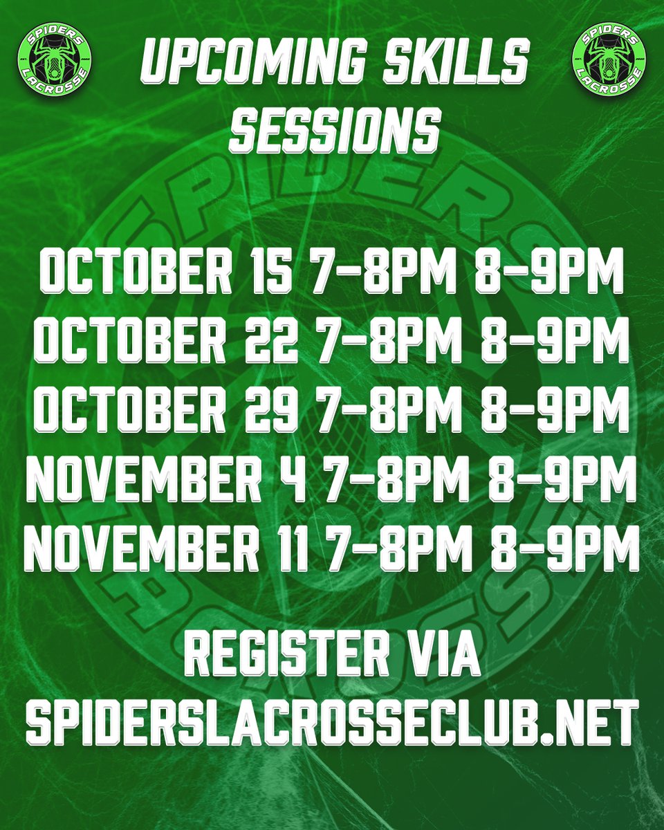 Need Reps?

Our skills sessions are built to get you exactly that.

Each 60-minute session includes:

- 20 minutes of stick work to sharpen fundamentals

-40 minutes of 3x3 play

Sessions are $40 each — check out the dates and times in the graphic above.

#RollDers