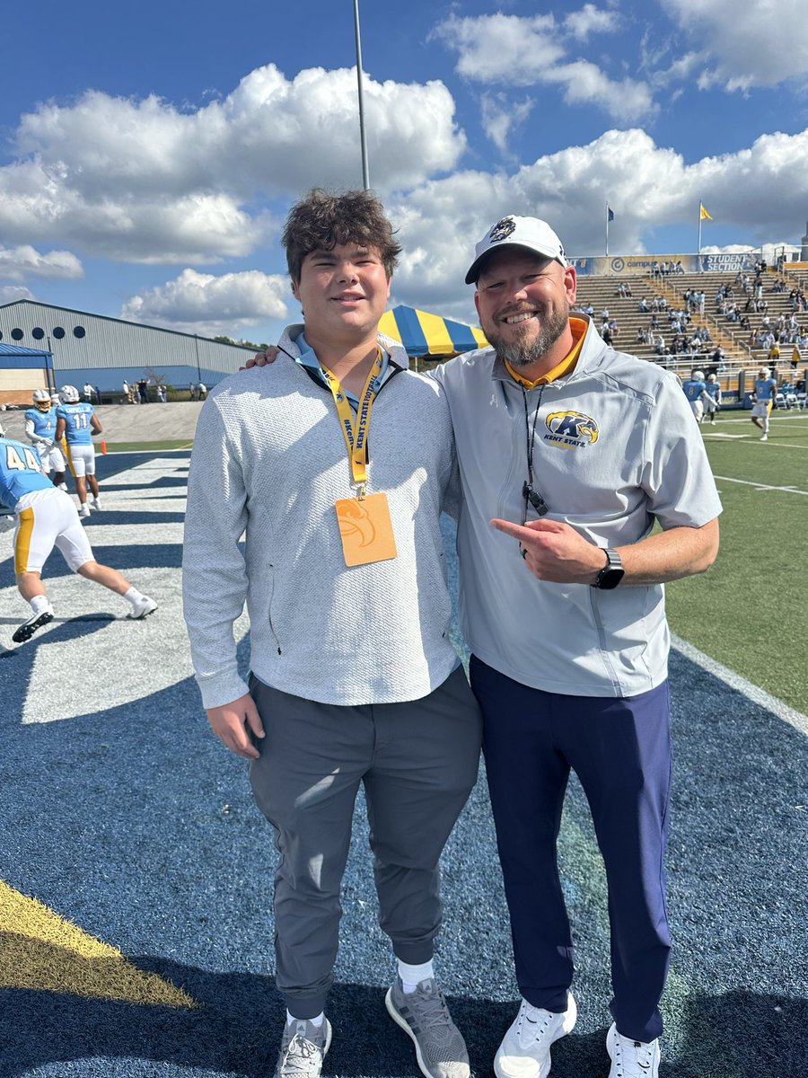 Drake Dorsey (@drakedorsey2027) on Twitter photo After a great conversation with <a href="/coachmacarney/">Mark A. Carney - Coach MAC</a> I am grateful to receive a Division 1 OFFER from Kent State University! Thankful for the conversation with <a href="/Angelmatute_17/">Angel Matute</a>!
<a href="/KentStFootball/">Kent State Football</a> <a href="/BillTeerlinck/">Bill Teerlinck</a> <a href="/DLButler_2114/">DeMarkco Butler</a> <a href="/CoachCherokee/">Cherokee Valeria</a> <a href="/jbuttermore2/">Justin Buttermore</a> <a href="/CoachSchaefer62/">Michael D Schaefer, Ed.D.</a> <a href="/GoldenBears_FB/">UA Football</a> After a great conversation with <a href="/coachmacarney/">Mark A. Carney - Coach MAC</a> I am grateful to receive a Division 1 OFFER from Kent State University! Thankful for the conversation with <a href="/Angelmatute_17/">Angel Matute</a>!
<a href="/KentStFootball/">Kent State Football</a> <a href="/BillTeerlinck/">Bill Teerlinck</a> <a href="/DLButler_2114/">DeMarkco Butler</a> <a href="/CoachCherokee/">Cherokee Valeria</a> <a href="/jbuttermore2/">Justin Buttermore</a> <a href="/CoachSchaefer62/">Michael D Schaefer, Ed.D.</a> <a href="/GoldenBears_FB/">UA Football</a>
