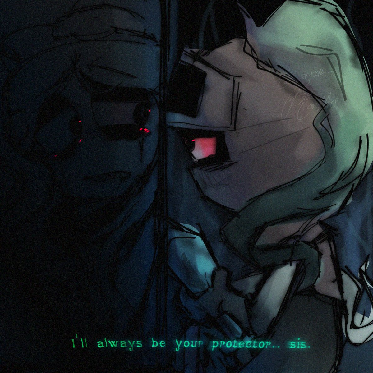 Protective siblings angst (?), ok...?
#dandysworld #dandysworldconnie #dandysworldsoulvester #fanart