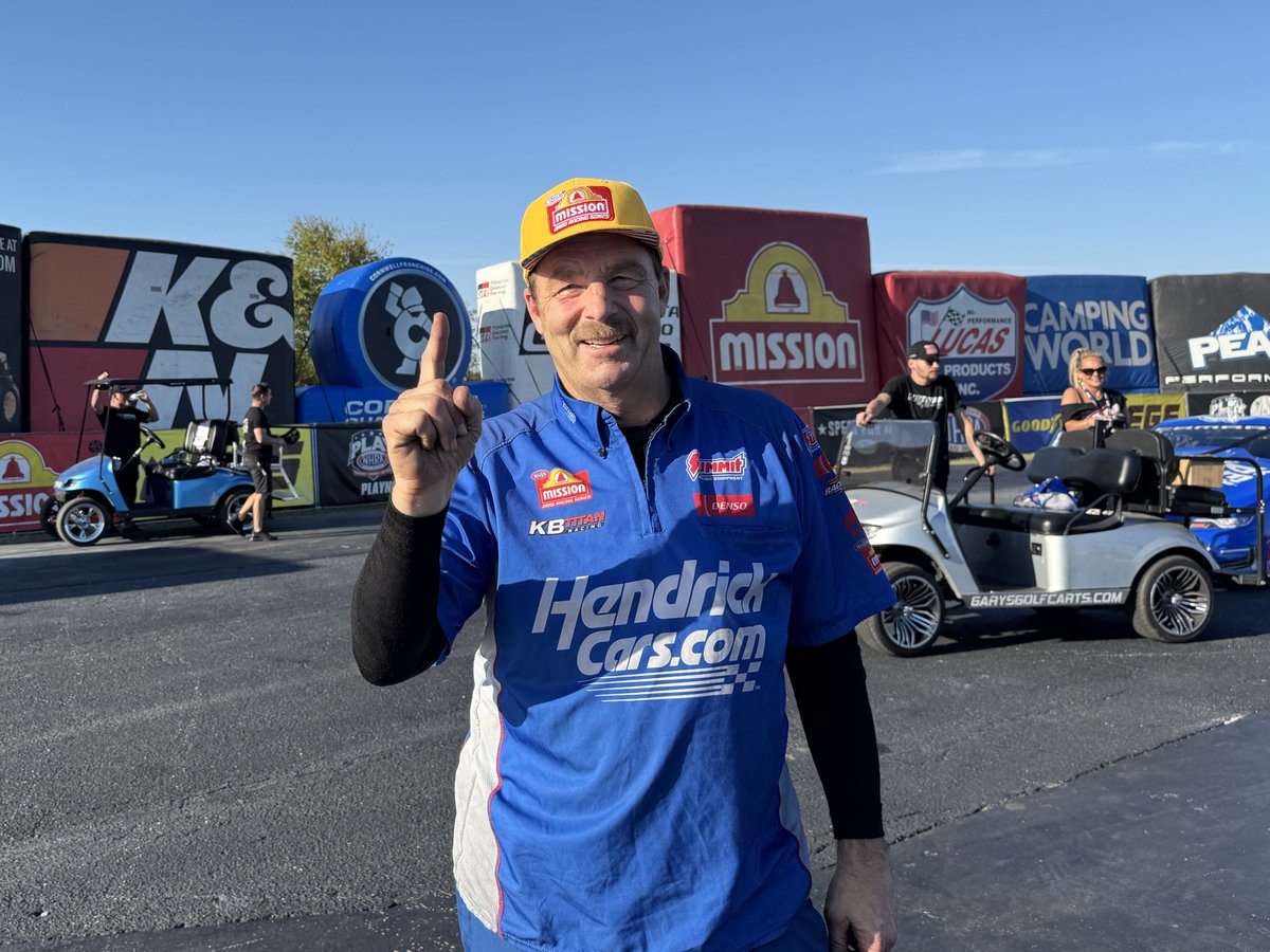 NHRA's tweet image. .@greganderson_ps collects his seventh @MissionFoodsUS No. 1 qualifier of the season! 

#FallNats