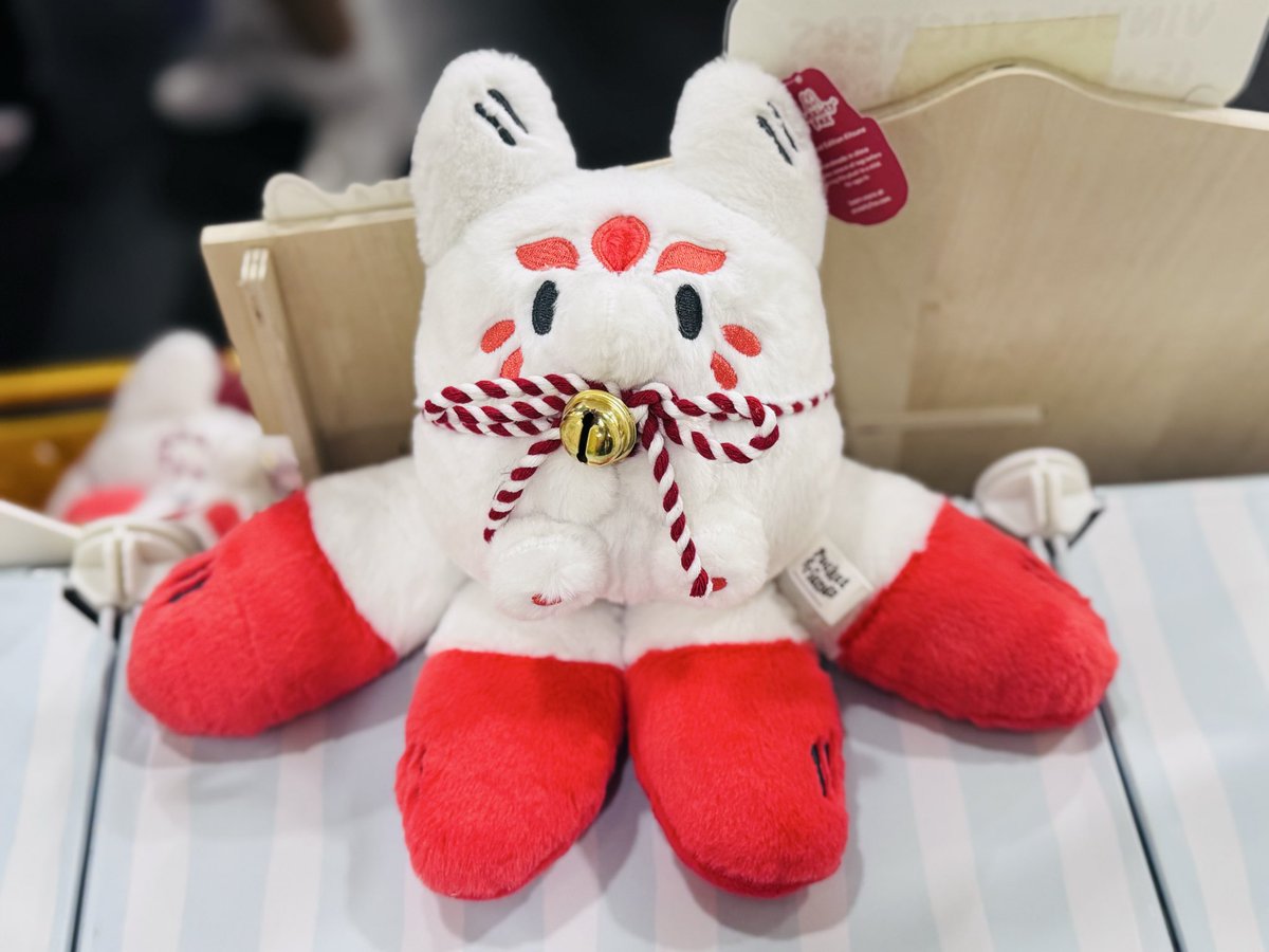 NaomiRomeroArt's tweet photo. Only a few left of the NYCC exclusive kitsune Anxiety Fox plush! ❤️✨ https://t.co/tf8iNwjlMR
