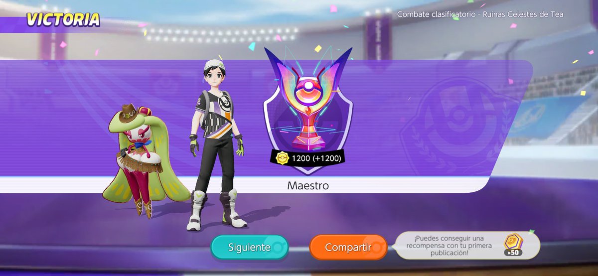 Exegod230's tweet photo. Well, at least I've reached the rank of master. #PokemoUNITE https://t.co/Hs9SH9YFrJ