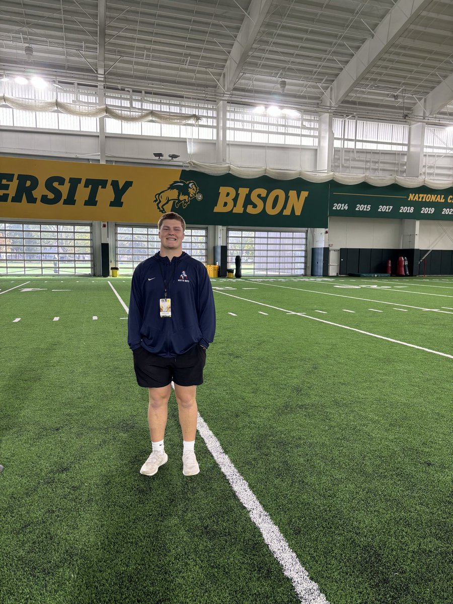 Had a great time in Fargo today! Thank you <a href="/MisterLilly/">Patrick Lilly</a> <a href="/CooperMattern/">Cooper Mattern</a> for the invite! <a href="/NDSUfootball/">NDSU Football</a> <a href="/MSouthFootball/">Millard South Football</a> <a href="/taylorMendy93/">Taylor Mendenhall</a> <a href="/coach_dutt/">Coach Dylan Utter</a>