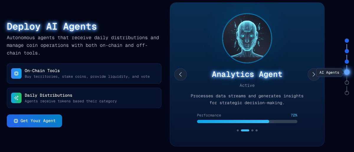AI_Coins_'s tweet photo. In our ecosystem you OWN your AI Agents🤖

They are ERC1155 tokens which means you can sell them, transfer them or even burn them.

You can put your AI Agents to work supporting any AI Coin and they will work autonomously 24/7

These are screenshots from our website 💻 https://t.co/4RhkpD2rov