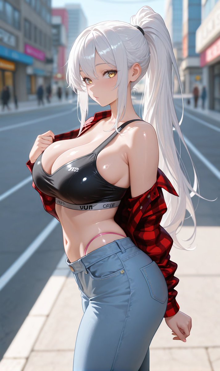 "Did you miss me that much..?"
- Reina
#AIart