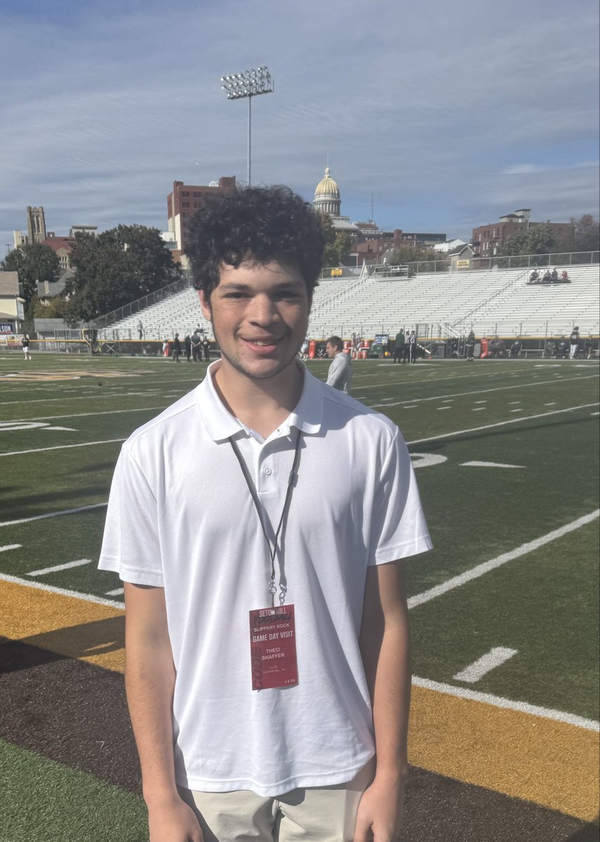 Great day for a recruiting visit to Seton Hill! <a href="/SHU_FBALL/">Seton Hill University Football</a> <a href="/Coach_Hutchings/">Matt Hutchings</a> <a href="/CHCavsFB/">Clover Hill Football</a>