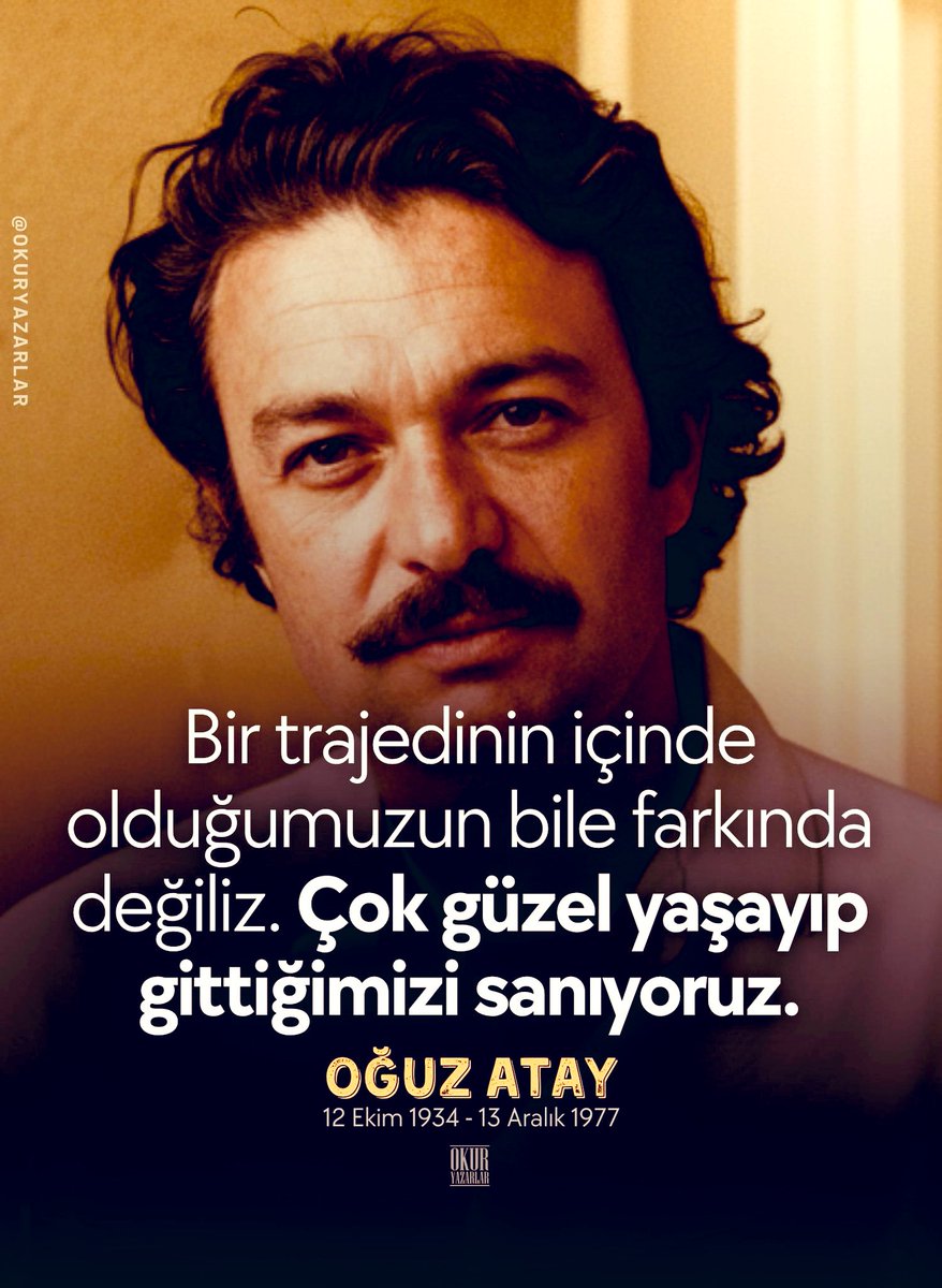 İyi ki doğdun Oğuz Atay...