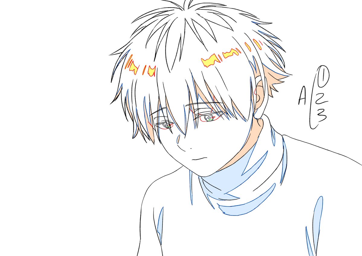 RafiikTl's tweet image. Ni-gen practice 
#animator #アニメーター #WIP