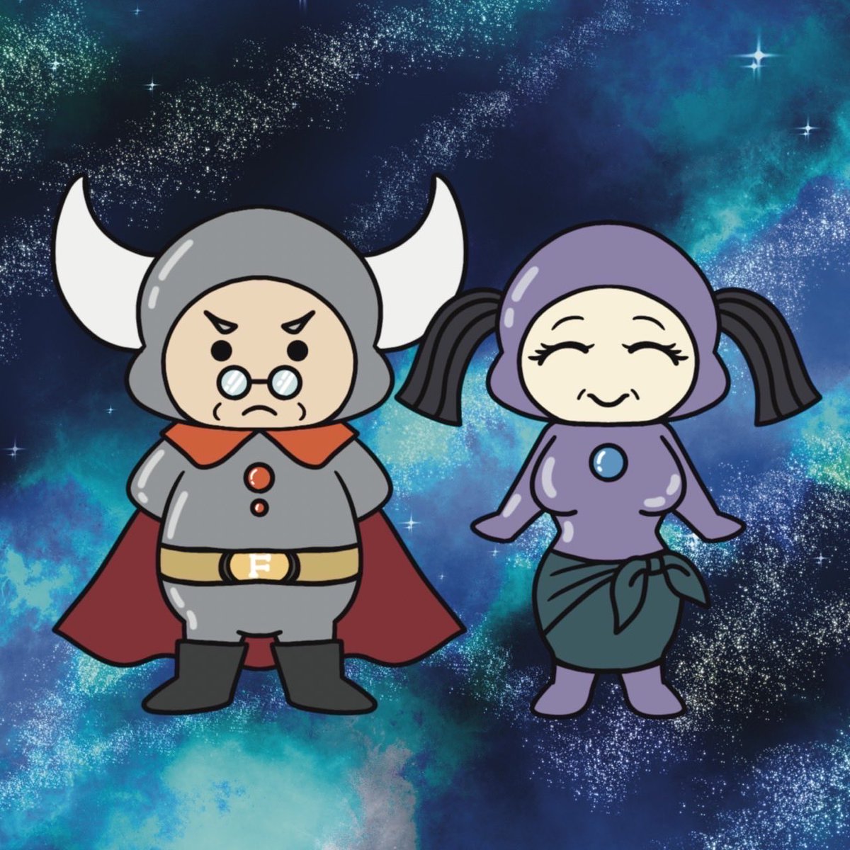 SentaiFits's tweet image. ゆるキャラ戦隊保護者たち™︎
父はゼンタイブラック・母はゼンタイホワイト
遠い南の島から来ている4人の子供達のことが心配で大阪に来ちゃいましたの。
全身タイツの妖精の起源になる2人
ふぃっとたちの4人とは別にあと2人 妹と弟がいるらしい
#ゆるキャラ