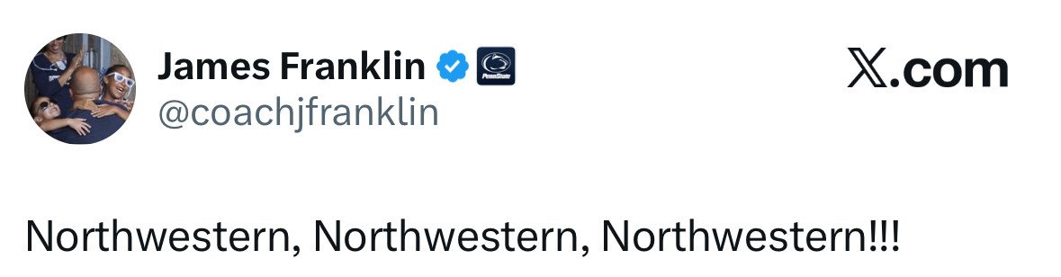 ellabrockway's tweet image. Penn State just lost to