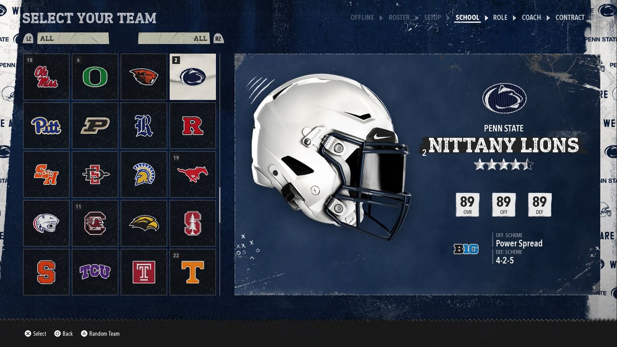 i guess i need to rebuild Penn State AGAIN