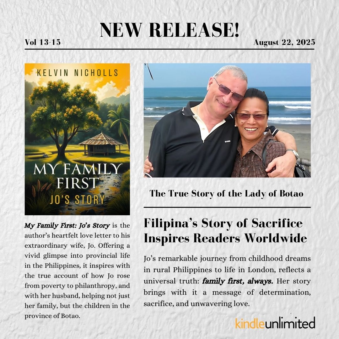book_khaleesi's tweet image. #NEWRELEASE
The True and Inspiring Story of the Lady of Botao
mybook.to/myfamilyfirst-… 
A heartwarming and inspiring read that will resonate with anyone who has ever dared to dream big and work tirelessly to make those dreams a reality.
#FreeKindleunlimited

#Philippines #mustread