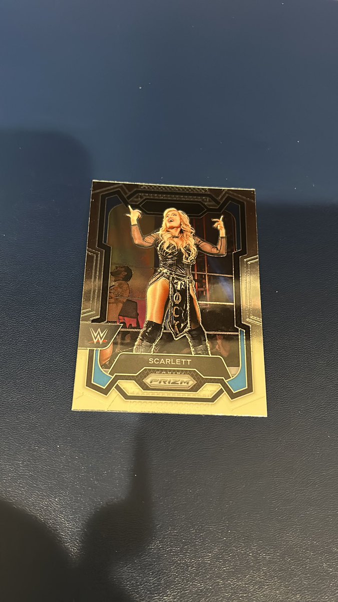 AdamStrachn77's tweet image. Just unearthed the @Lady_Scarlett13 trading card from an uncatalogued stack—score! Thrilled to display it right next to my @realKILLERkross card. I hope that one day I will meet them and get their autograph! 🃏✨

#WWE
#WeWantKross 
#WWECrownJewel
