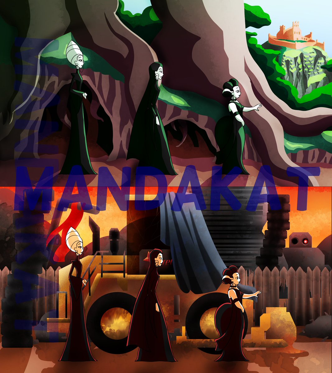 Join me as we continue this series of artworks for an upcoming project of mine! twitch.tv/manda_kat_ #vtuber #artist