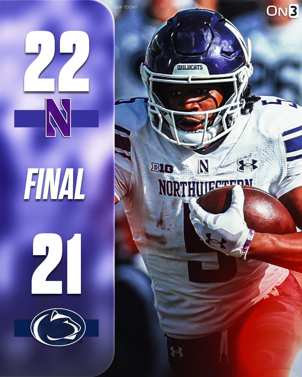 Northwestern beats Penn State😳