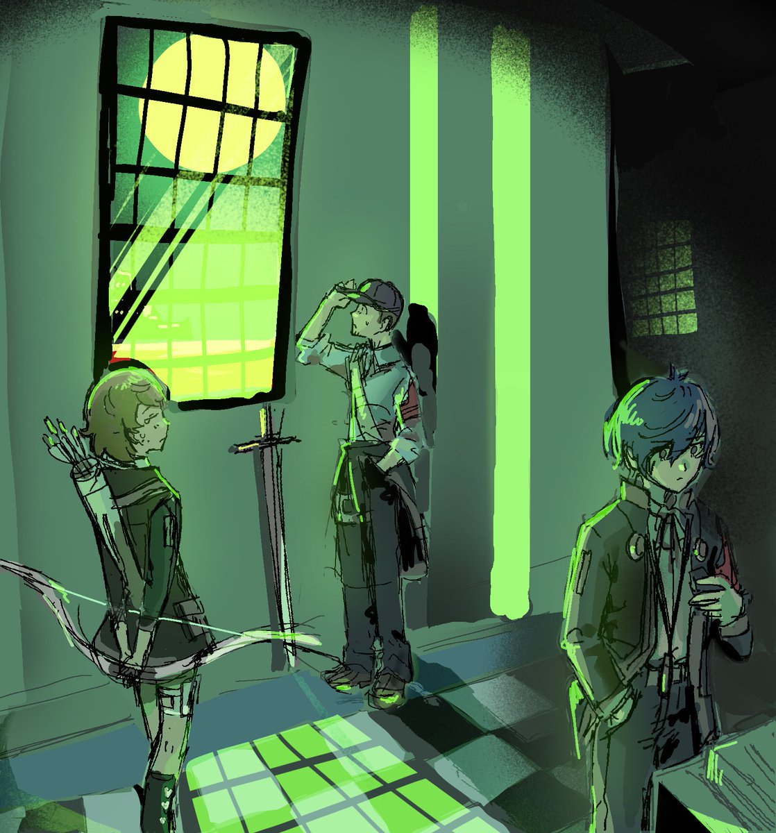 i was very carsick while rushing to finish this #Persona3