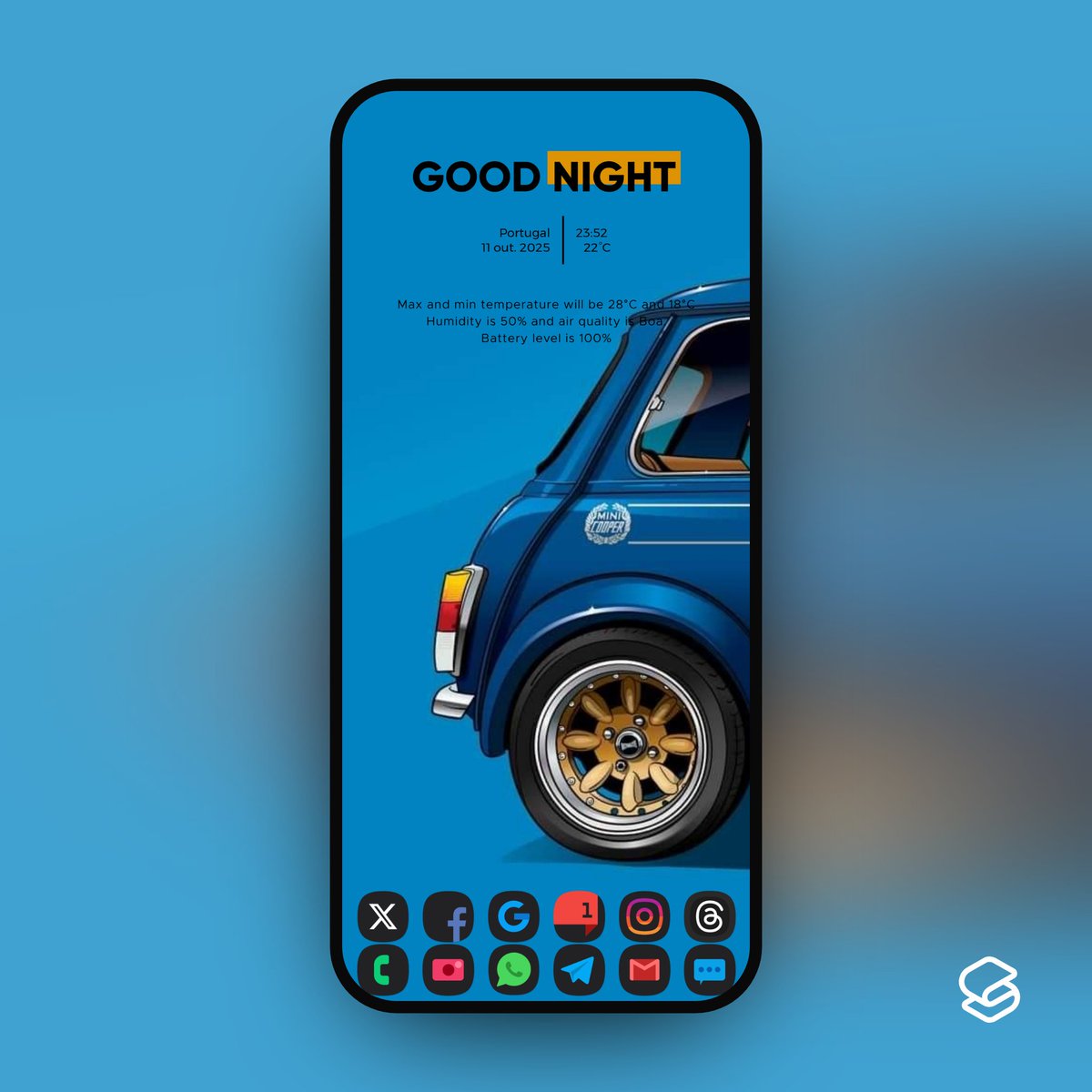 My #SmartLauncher
<a href="/justnewdesigns/">JustNewDesigns</a> OneUI Dark Icons
<a href="/zeffisetups/">Zeffi Setups</a> Radiance Widget 
<a href="/Pinterest/">Pinterest</a>  Wallpaper